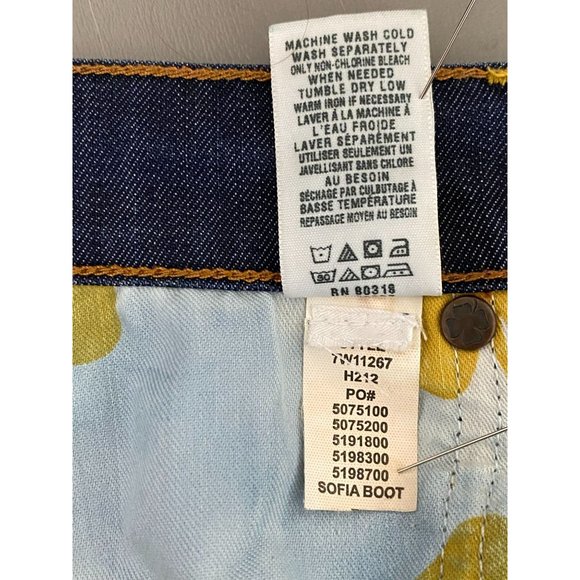 LUCKY BRAND Sofia Boot Cut Ankle Mid Rise Blue Denim Jeans Women's Size 12 / 31 - Picture 8 of 10